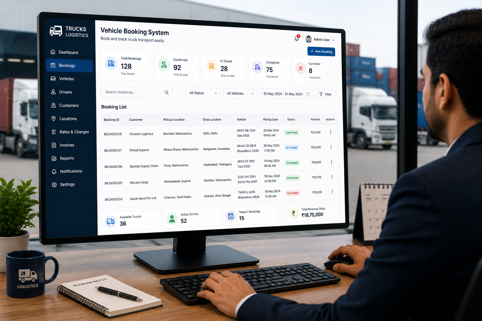 Vehicle Booking System